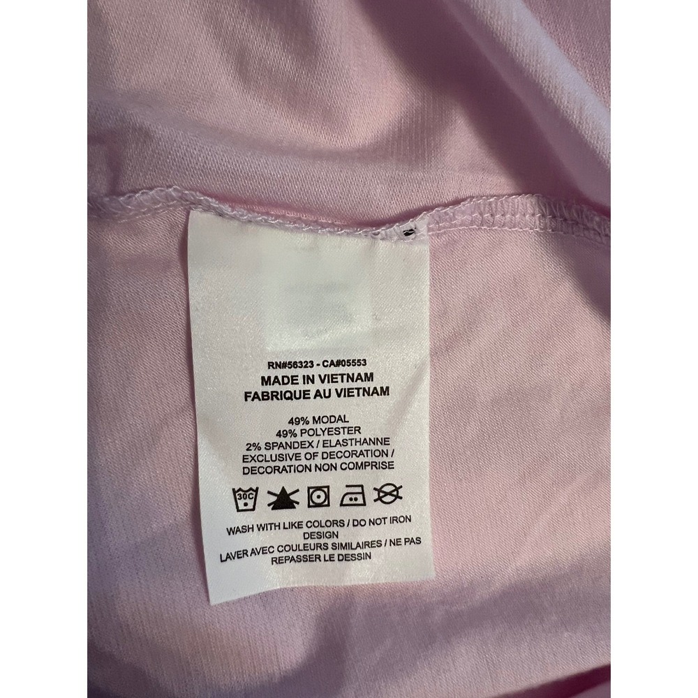 Nike Slim Fit Sportswear Essential Double Swoosh Crop Top Pink Women's Medium - Picture 8 of 10